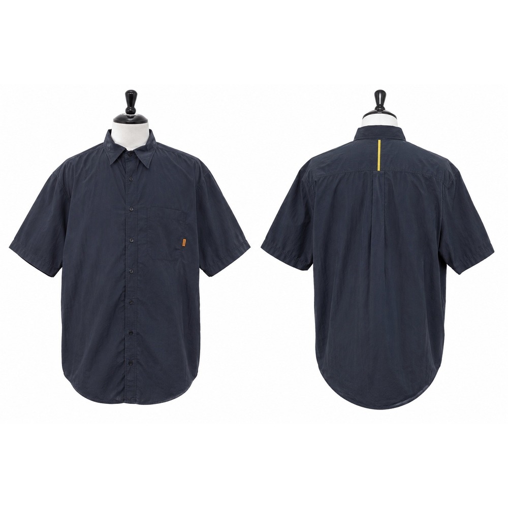 Timberland Shirt Men's Size XL Blue Button Front Shirt Sleeve Cotton Pocket